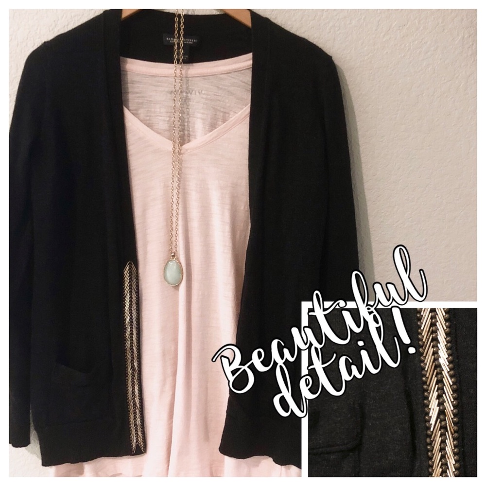 Banana Republic Merino Wool Gold Cardigan Office